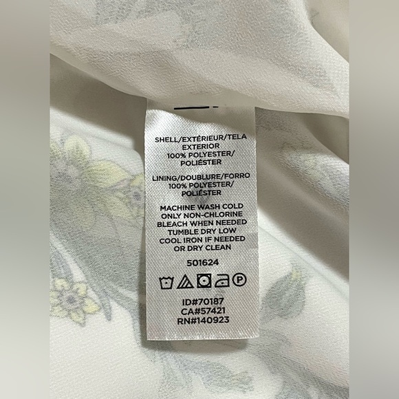 LOFT Ann Taylor Flowy Floral Tunic Tank size M - Picture 7 of 12